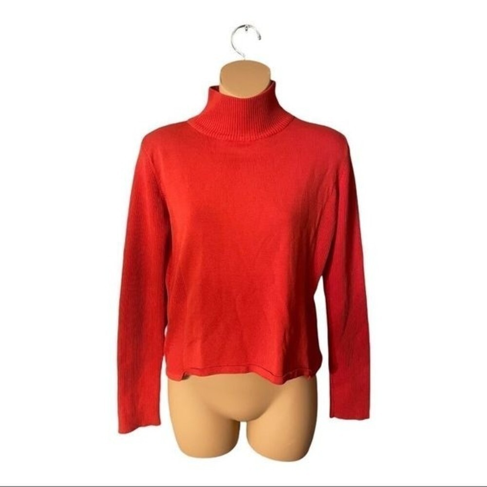 SHARON Young Y2K Whimsical Red Long Sleeve EUC